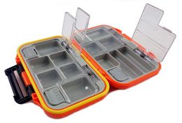 Stands 12 Compartment Fishing Lure Hook Bait Tool Portable Mini Storage Case Fishing Tackle Box Custody Box Fishing Gear Accessories