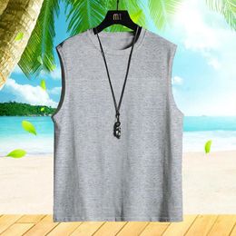 Men's Tank Tops Sport Running Gym Men's Top Summer Sleeveless O Neck Tees T-shirt Men Training Basketball Fitness Bodybuilding Vest