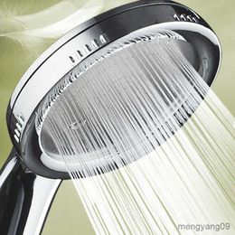 Bathroom Shower Heads Pressurized Nozzle Shower Head ABS Bathroom Accessories High Pressure Water Saving Rainfall Shower Head R230627