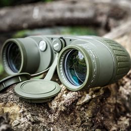 Telescope Binoculars 10X50 Military Binoculars Long Range Binocular Waterproof Anti-Fog with Ranginder Coordinate Bak4 Prism for Hunting Watching HKD230627