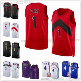 1 Gradey Dick Basketball Jerseys 2023 Draught Pick No.13 Mens Women Youth Fast Send