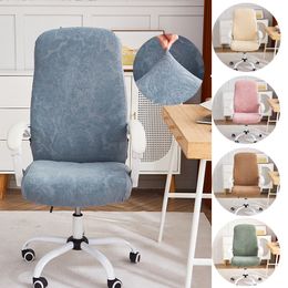 Chair Covers Stretch Office Chair Cover European Pattern Computer Chair Covers ElasticDesk Funda Silla Escritorio Seat Slipcovers Study Room 230627