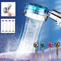 Bathroom Shower Heads Shower Head Water Saving 360 Rotating with Small ABS Rain High Pressure Spray Nozzle Bathroom Accessories R230627