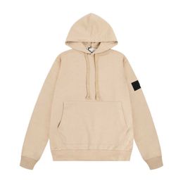 Colors Designers Mens Stones Island Hoodie Candy Hoody Women Casual Long Sleeve Couple Loose O-neck Sweatshirt Motion Current r58