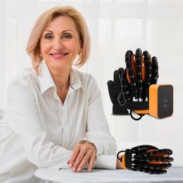 Other Massage Items Protable Hand Training Hemiplegia Finger Rehabilitation Trainer Therapy Function Exercise Robot Gloves Braces Supports Bone 230626