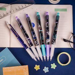 Pencils 36 pcs/lot Creative Planet Press Mechanical Pencil Cute 0.5mm Student Automatic Pen For Kid School Office Supply