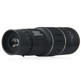 Monoculars 16X52 이중 초점 Monocar Spotting 망원경 줌 광학 렌즈 카메라 Binocars 코팅 렌즈 사냥 Scope9633582 Drop D Dhfhv