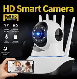 A1 Mini Kamera WiFi Kablosuz IP Gözetim Kamerası Akıllı Ev Güvenlik Bebek Monitörü CCTV 1080P 360 Döndür LED GECE VERİM TEDARİK KAMYON VİDEO WEBCAM