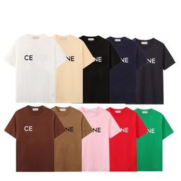 T-shirt Summer Fashion Men Women Designer T-shirt T-shirt Loose Sleeve Top Luxury Alphabet Cotton T-shirt Clothing Short Sleeve Brand Clothing