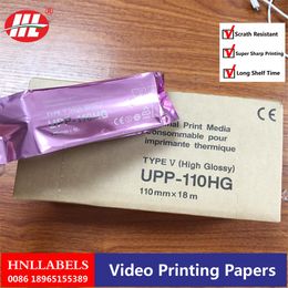 Paper 4x Rolls Ultrasound Upp 110hg, Upp110hg Thermal Paper Printer Bsheets, A6 Printer Paper