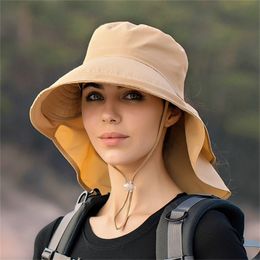 Women Summer Hat Wide Brim Hat Summer Hiking Hat for Gardening Fishing Wind Hat