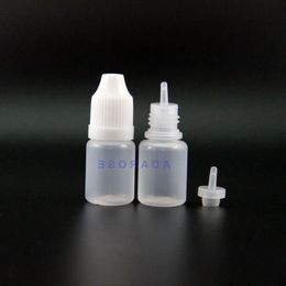 5Ml Dropper Bottle 100 Pcs/Lot LDPE Plastic Dropper Bottles With Child Proof Safe Caps and Tips long nipple Uoiou