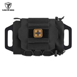 Multi-function Bags Tactical IFAK Pouch Two Piece System Medical First Aid Pouch Med Roll Carrier Hypalon Handle Outdoor Sport Hiking Hunting BagHKD230627