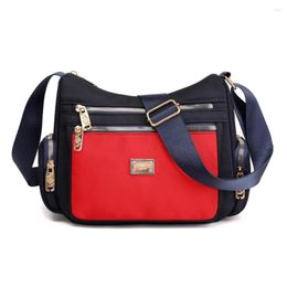 Evening Bags Fashion Women Messenger Hobos Shoulder Zipper Bag Lightweight Waterproof Nylon Oxford Travel Crossbody Purses Handbags