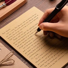 Paper 100 Sheets A4/b5/a5 Vintage Kraft Paper Writing Letter Stationery Romantic Creative Note Craft Paper Painting Packaging Paper