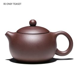 Water Bottles 170ml Chinese Yixing Purple Clay Teapots Classic Xishi Tea Pot 188 Ball Hole Philtre Kettle Master Handmade Zisha Teaware Gifts 230627