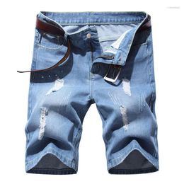 Men's Jeans Men's Cool Short Street Men's Zipper Pocket Denim Pants Cotton Multi-pocket Shorts Ripped Fashion Pant Men Clothing