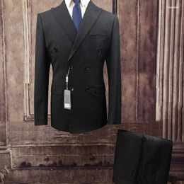 Men's Suits Men's Arrival Men's Classic Office Suit British Style Blazer Double Breasted Masculino Dsfraces Hombre Latest Coat Pant