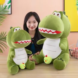Wholesale large size chicken dinosaur plush toy doll funny doll children's birthday gift indoor decoration