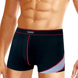 Underpants 3pcs Lot Brand Fashion Men Sexy Cotton Underwear Boxer Man Men's Boxers L XL XXL XXXL NNK-0015