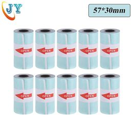 Paper 10 Rolls 57x30mm PAPERANG P1/P2 Direct Self Adhesive PeriPage Thermal Printer Sticker Paper Roll