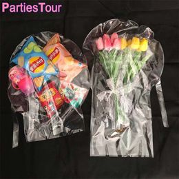 Other Event Party Supplies 10152550pcs 30'' Bubble Balloon with 20cm wide neck BOBO Balloon Bouquet Snack Gift Wrapping Birthday Wedding Party Decortion 230626