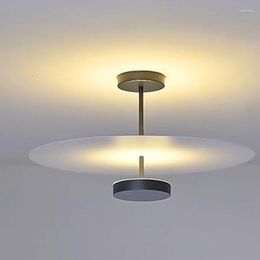 Ceiling Lights Nordic Designer Pendant Black Living Room Bedroom Lamp Minimalist Round Art Indoor Lighting Fixture