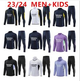 2023 24 25 Real Madrids tracksuit training suit VINI JR BELLINGHAM 23/24 real Madrides men and kids football CAMAVINGA sportswear chandal futbol survetement