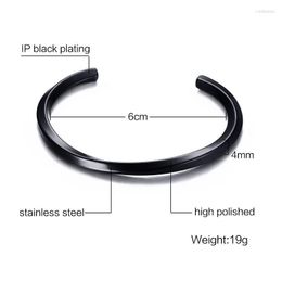 Bangle Widht 4mm Silver Colour Gold Titanium 316L Stainless Steel Spiral Twist Open Cuff Bangles Bracelet For Men Women Fashion Jewellery