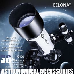 Telescope Binoculars 140X f70400m tescope mirror rractive index high professional astronomical monocular tescope moonwatching birdwatching HKD230627