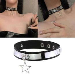 Choker Pentagram Goth Neck Strap Alloy Material Party Accessories For Girls