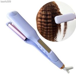Hair Wave Curling Iron 0.43 Inch 4 Barrel Waver Small Roller Hair Curler LED Display Ceramic Curly Crimped Hair Styling Tool L230520