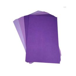 Stock 230g Purple series Card Paper thick Stationary Cardboard Craft Kid DIY A4 A3 Cardstock Jam Paper for Flowers Background Gift Dec