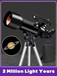 Telescope Binoculars 233X Enlarge Professional Astronomical Tescope 70mm Large Objective Space Binoculars Astronomy Moon Mars Jupiter HKD230627