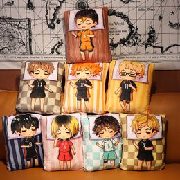 Stuffed Plush Animals Haikyuu Anime Manga Peripheral Cute Cartoon Plushies Oikawa Tooru Kei Tsukishima Kageyama Sofa Cushion Pillow Stuffed Plush Toy 230626