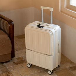 Suitcases Middle Wheels Size Luggage Travel Bags Suitcase Cover Bag Aluminium Luxury Pilot Carry Bagage