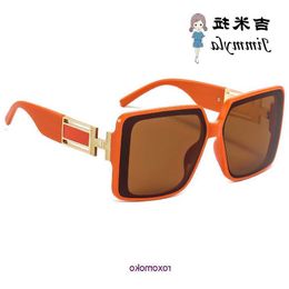 Same h family large frame sunglasses Fashion men and women love Ma family sunglasses box ins glasses 7O8P 9JAG