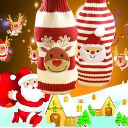 Sweaters Pet Christmas Sweater Cat Dog Warm Coat Kitten Puppy Sweater Elk Old Man Stretch Twolegged Clothes Christmas Dress Up Costumes