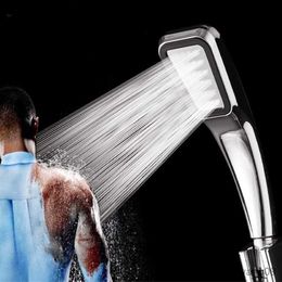 Bathroom Shower Heads Strong Pressurized Nozzle Water Saving High Pressure Rain Shower Head Shower High Pressure Nozzle Bathroom Accessories R230627