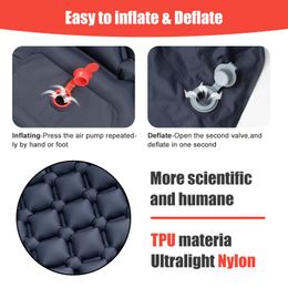 Mat Colchao Inflavel Almohada Hinchable Wandern Sleeping Pad Camping Coussin Gonflable Hiking Barraca Camping Colchon Inflable