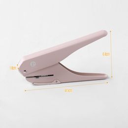 Punch 1 PC KWtrio Handheld DIY Mushroom Single Hole Punch Puncher Paper Cutter with Ruler for Office Home School Students