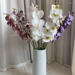 Decorative Flowers Artificial Latex Phalaenopsis Wedding Pography Ceiling Flower Arrangement Home Living Room Window Pseudo Orchid