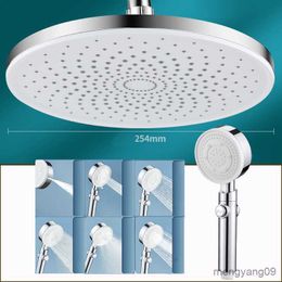 Bathroom Shower Heads Bathroom Inch Rainfall Shower Head Top Shower Sprayer Head Rain High Presure Showerhead R230627