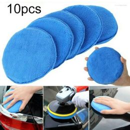 Vehicle Protectants 10pcs 5 Inch 125mm Car Polishing Pads Wax Foam Sponge Microfiber Machine Waxing Polisher Cleaning Buffer For Clean Cars