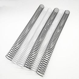 Spines 20pcs A4 30Hole Metal Steel Single Coil LooseLeaf Notebook Calendar Rings Spring Spiral Wire Binding 300mm For School Supplies