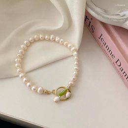 Strand Bracelet For Women Fashion Freshwater Pearl Niche Design High-end Light Luxury Tulip Hand String Accessories