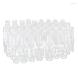 Tripods 50-pack Empty Clear Plastic Fine Mist Spray Bottles With Microfiber Cleaning Cloth 20ml Refillable Container Perfect For Cleani