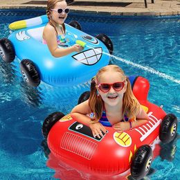 Sand Play Water Fun Baby Pool Float Boat Cartoon Float Seat Swimming Car Boat Inflatable Toys Children Safety Swim Trainer Summer Outdoor Pool Toys 230626