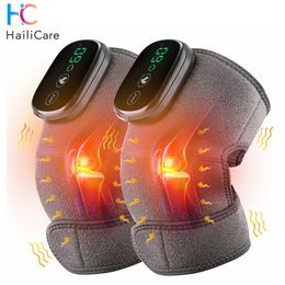 Other Massage Items Electric Heating Knee Massager Joint Physiotherapy Elbow Pad Shoulder Vibration Pain Relief 230626