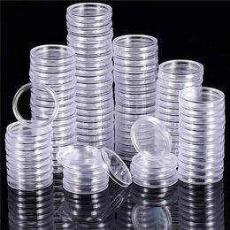 1000pcs many size Clear Coin Capsules Caps Transparent Coincapsules For Coins US Presidential Sacagawea Dollar Factory wholesale